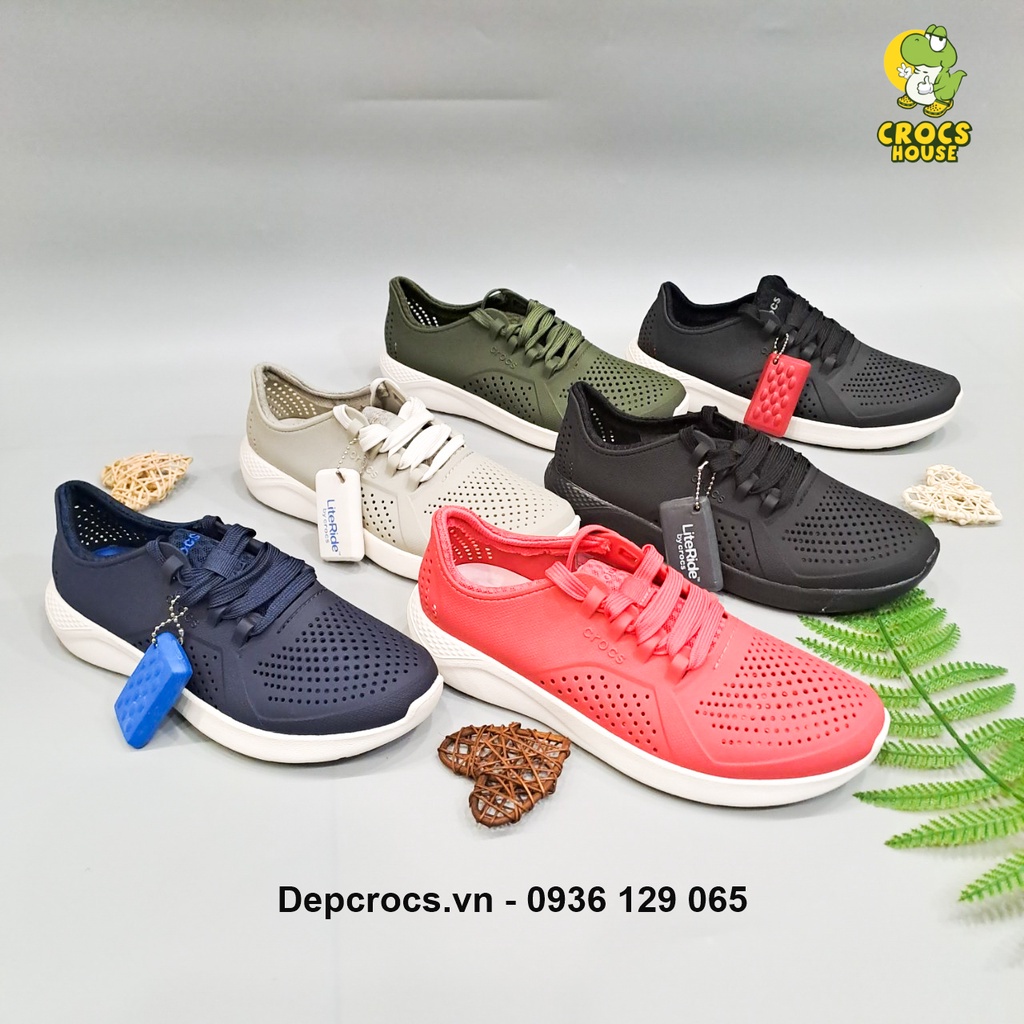 (Bảng màu 1) Giày cross literide pacer nam nữ unisex, giày buộc dây nam nữ, cross literide nhựa - Cross house