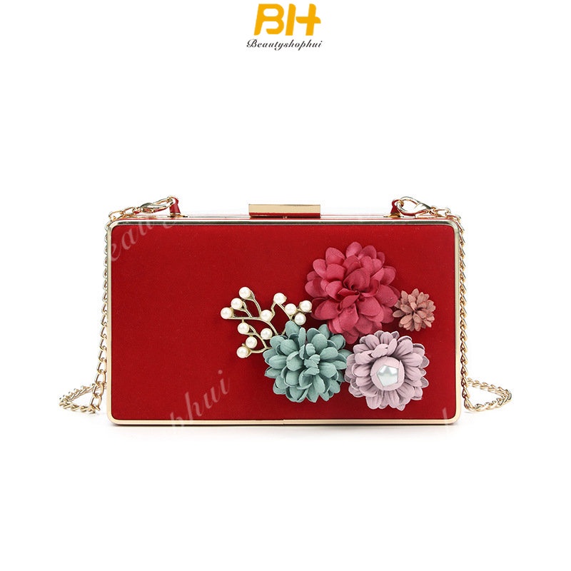 Túi Xách Đeo Vai Phối Dây Xích Phong Cách Hàn Quốc Thời Trang Mới 2023 Dành Cho Nữ