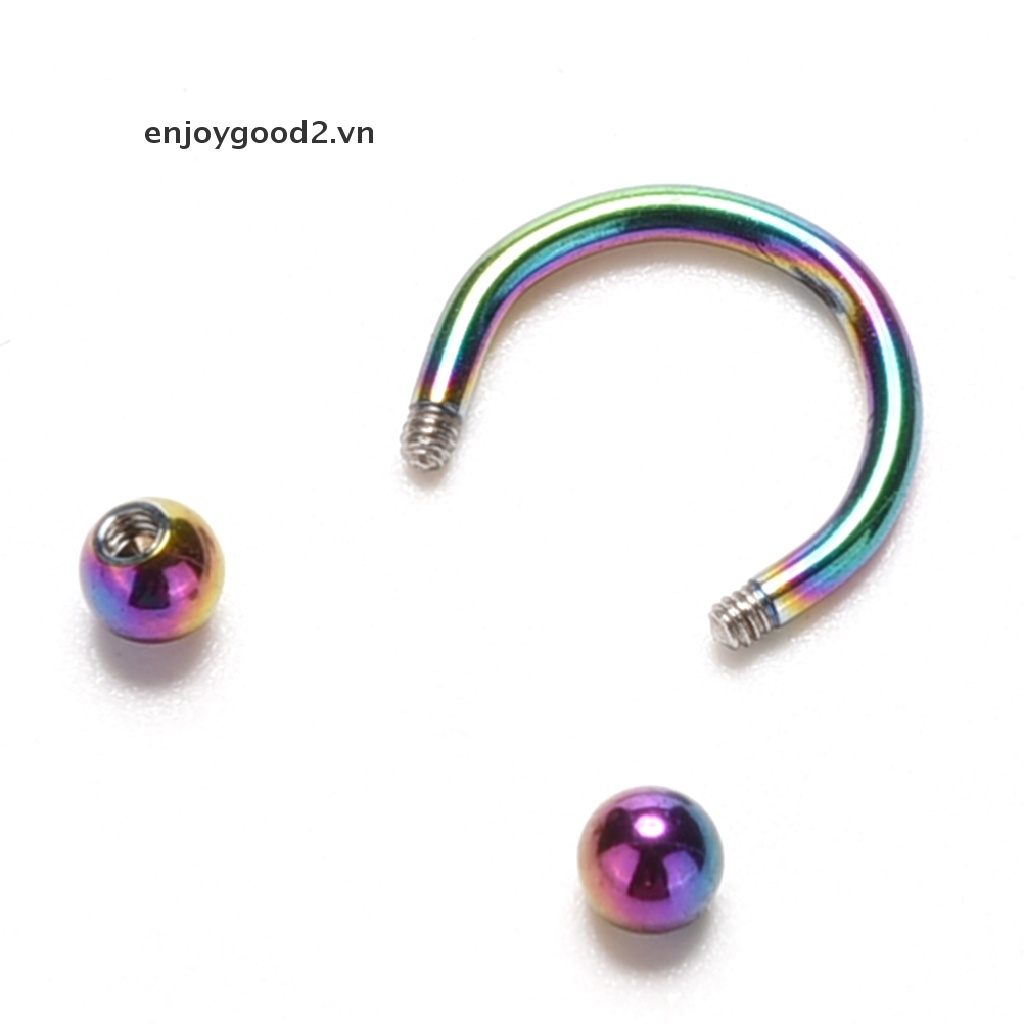 1 Khuyên Mũi / Môi / Tai / Mũi Giả Dạng Kẹp Tiện Dụng