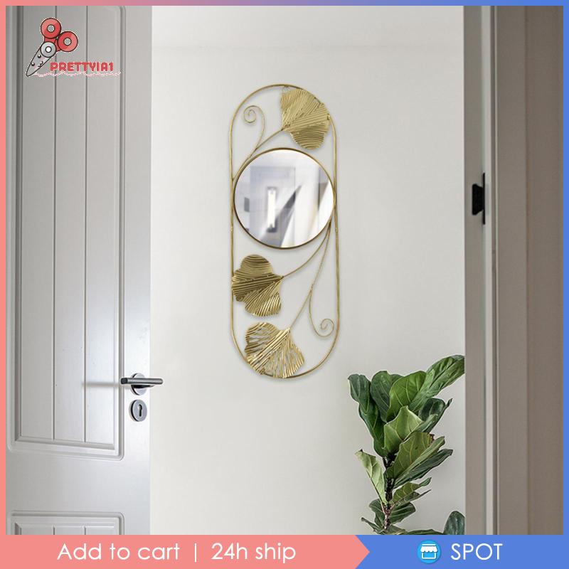 1 [Prettyia1] Gương Dán Tường Nghệ Thuật Sáng Tạo Làm Nền Nhà Bếp / Tủ