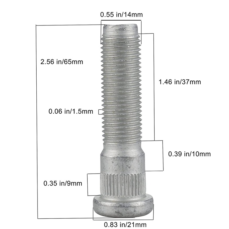 Bu Lông Bánh Xe Trước Hoặc Sau Cho 2012-2021 Ram 2500 3500 6509866Đai Ốc AA Cho Xe Hơi Tiện Dụng Và Bền
