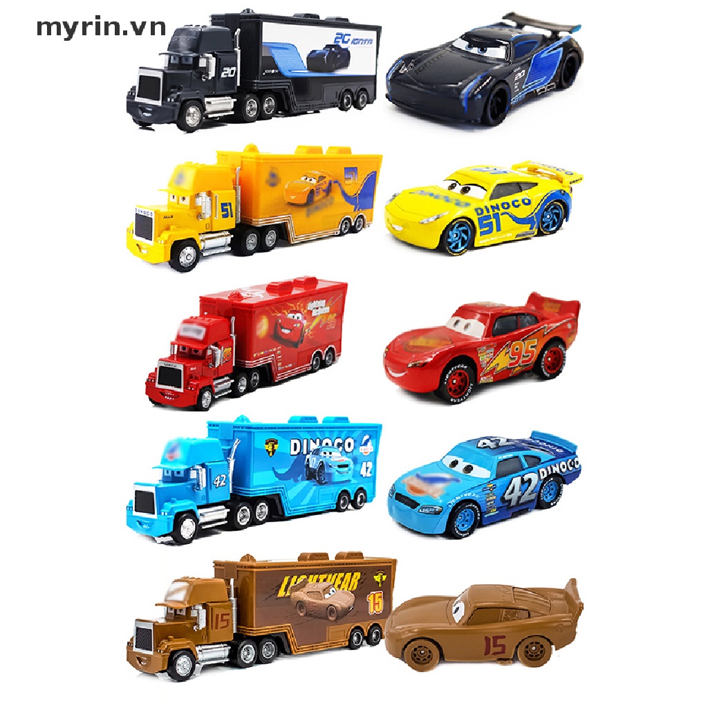 DISNEY Mô Hình Xe Tải Pixar Cars 3 Bằng Kim Loại