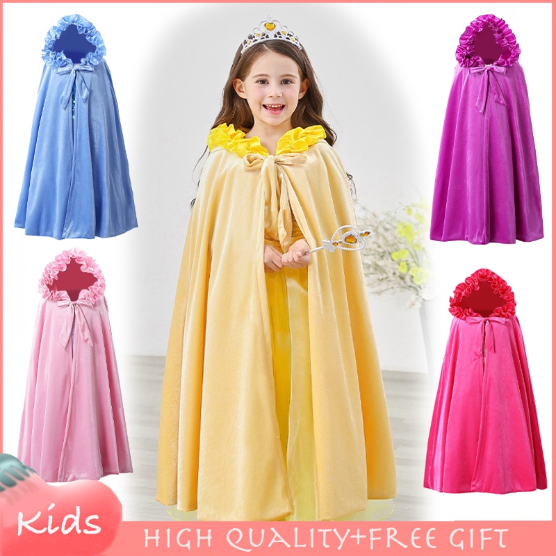 Áo Choàng Hóa Trang Công Chúa Elsa Xinh Xắn Cho Bé Gái