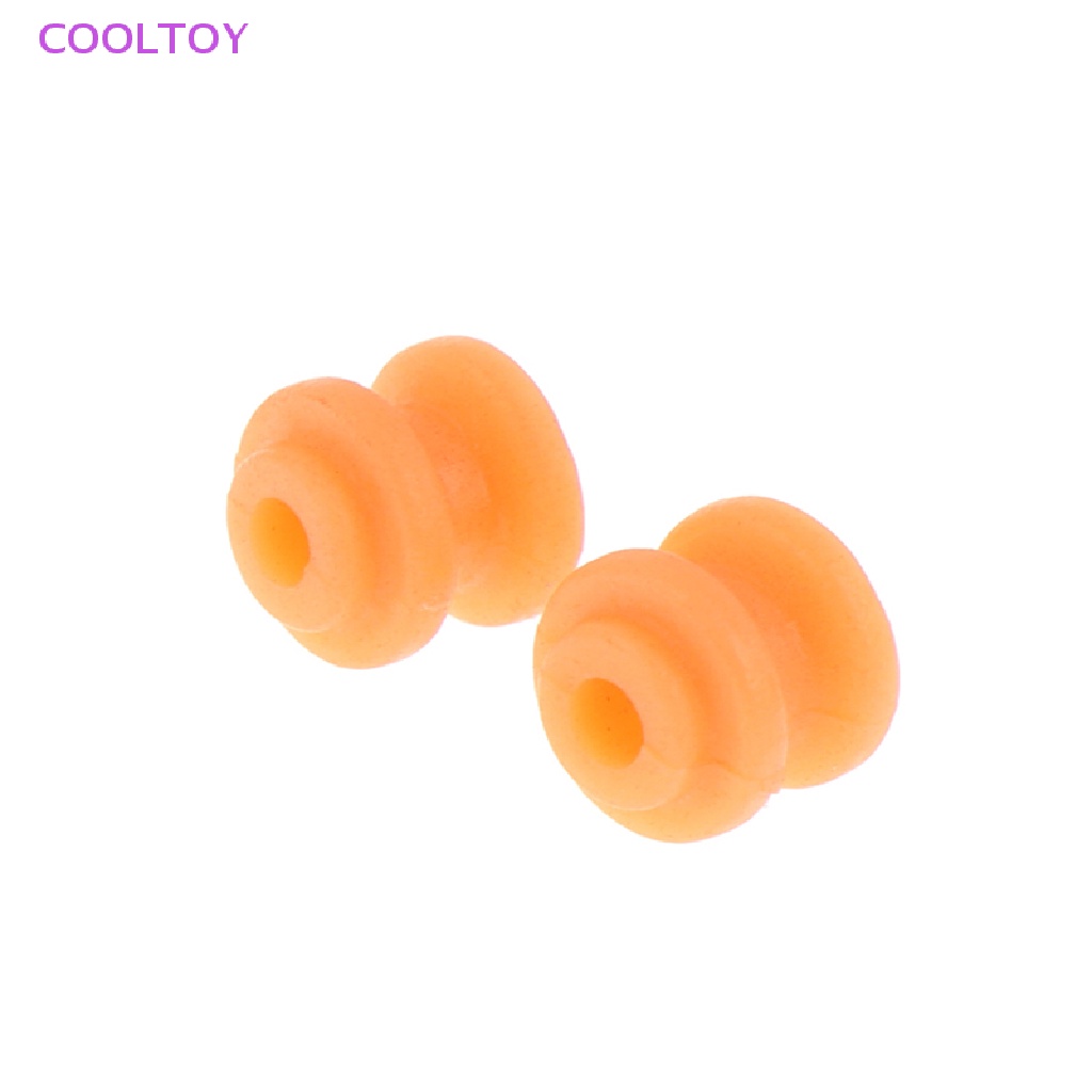 Cooltoy Set 10 Ròng Rọc Bánh Răng Ròng Rọc Mô Hình Đồ Chơi DC 2mm Màu Cam