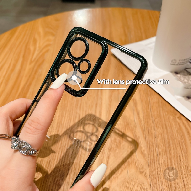 Ốp Điện Thoại Tráng Gương in Logo Cho Xiaomi Redmi Note 12 11 10 9 Pro 10S 9S