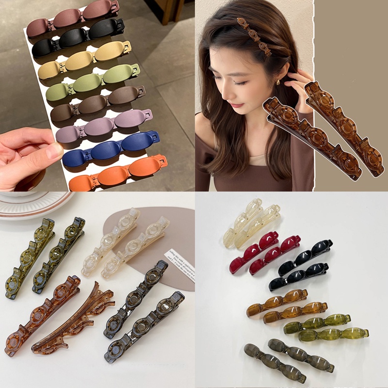 Giá Đỡ Kẹp Tóc Bằng Acrylic Mặt Nhám Thời Trang Mùa Hè Xinh Xắn Cho Nữ