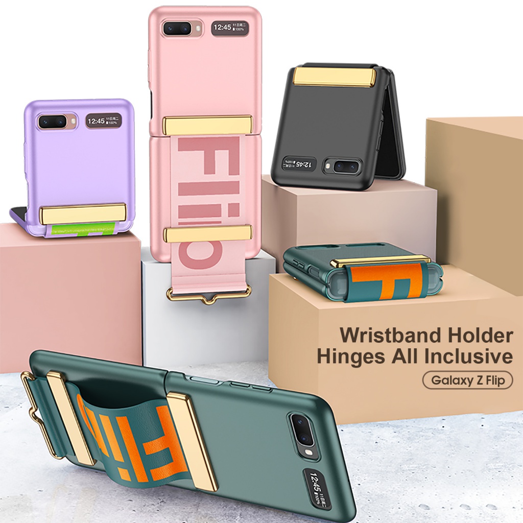 Ốp Điện Thoại Có Dây Gài Thời Trang Cho Samsung Galaxy Flip 4 3 2 / 1
