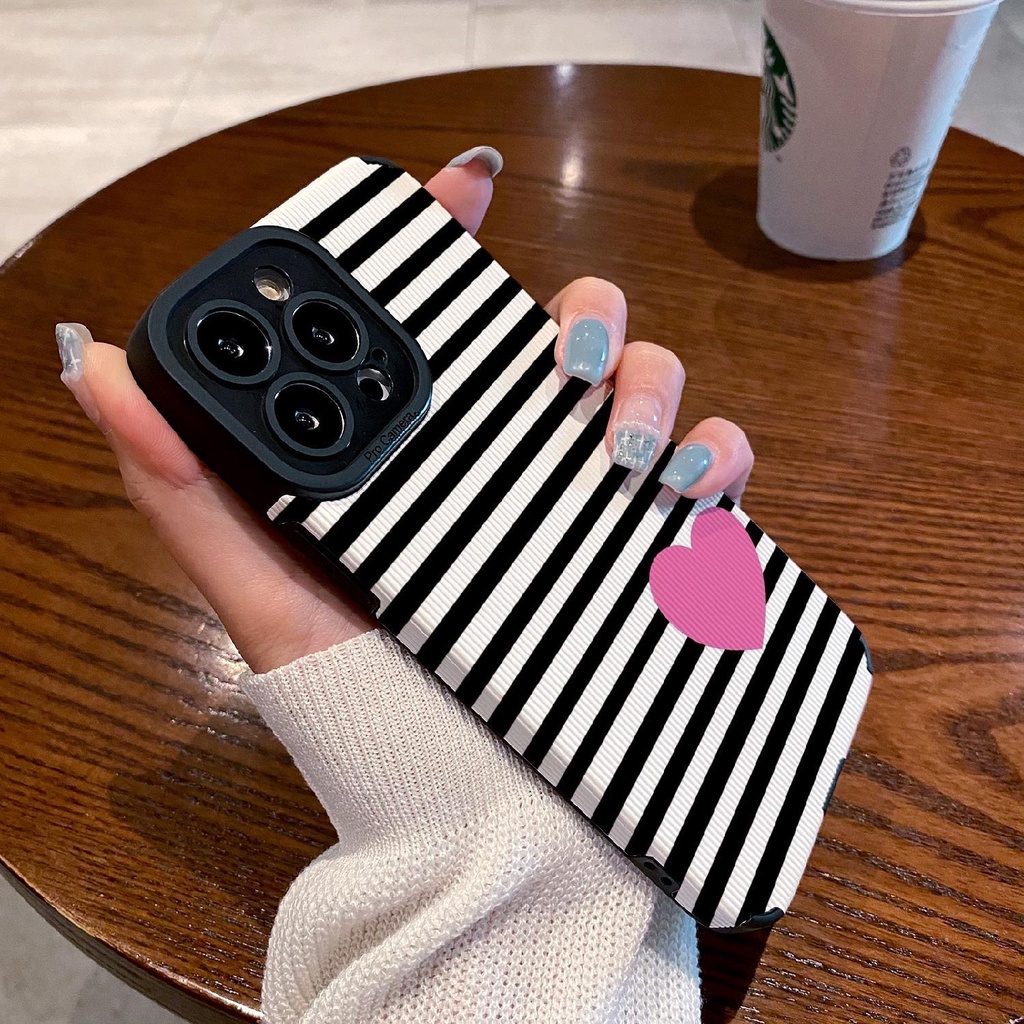 Ốp Điện Thoại Da Cừu Mềm Họa Tiết Trái Tim Cho iPhone 6S 7 Plus 8 Plus X XS XR XS Max iPhone 11 13 12 14 PRO Max ip 11 14 Plus