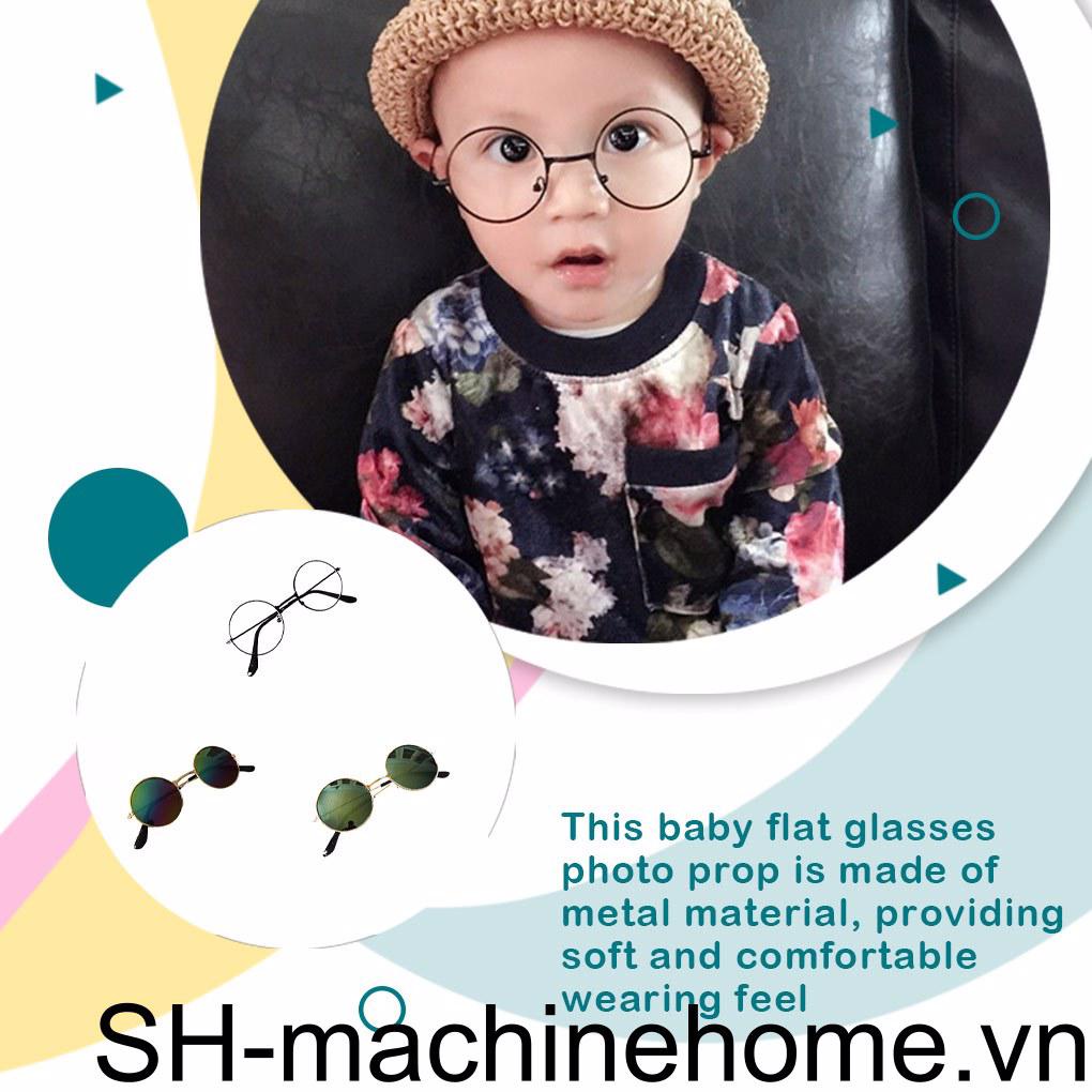 Mắt Kính Phẳng Dùng Làm Đạo Cụ Chụp Ảnh Cho Bé Sơ Sinh