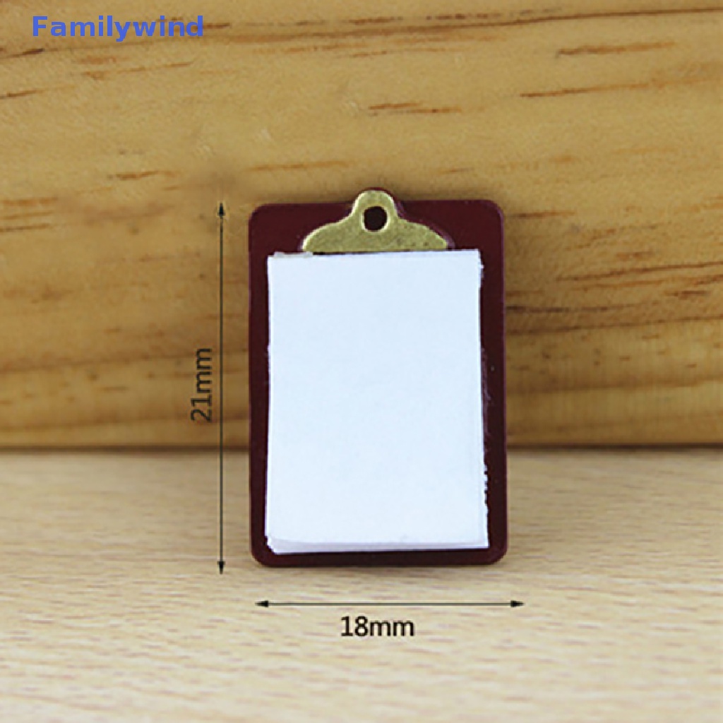 Sổ Tay Đồ Chơi Dạng Kẹp Tiện Dụng Cho Nhà Búp Bê