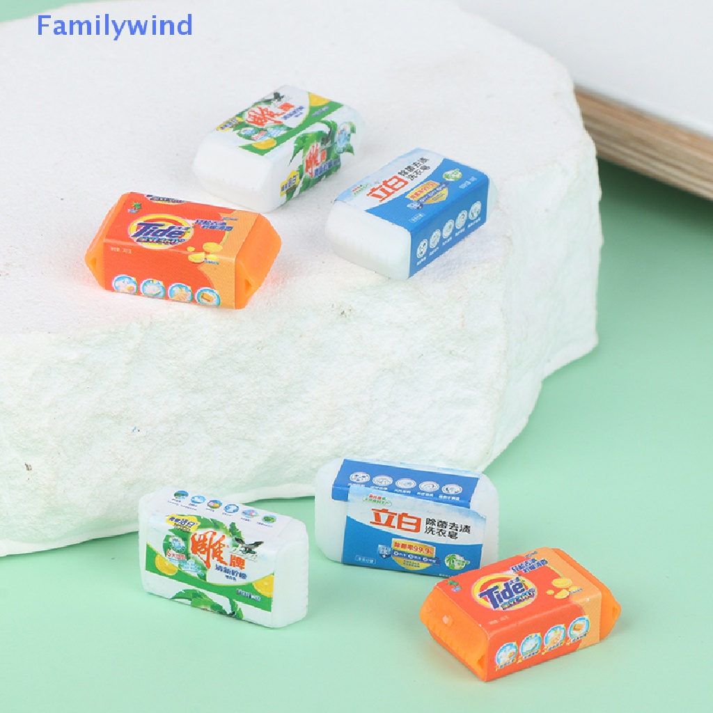 Set 5 Xà Phòng Mini Tỉ Lệ 1: 6 Trang Trí Nhà Búp Bê