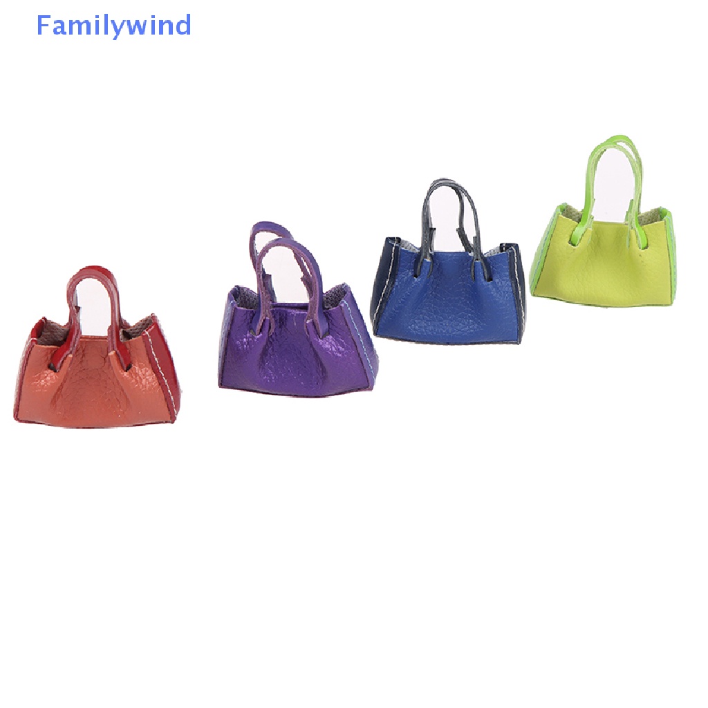 Túi Xách Da PU Trang Trí Nhà Búp Bê Tỉ Lệ 1 / 6 1 / 12