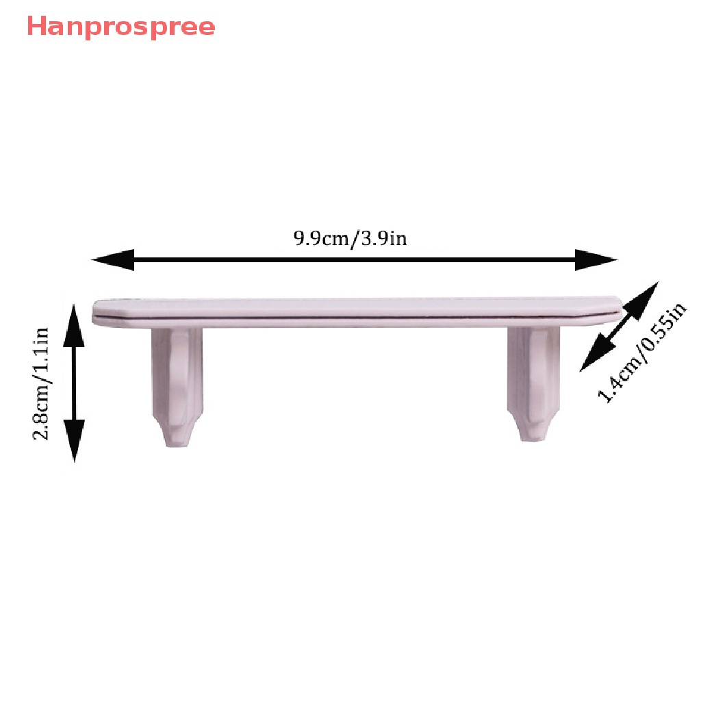 Kệ Treo Tường Màu Trắng Trang Trí Nhà Búp Bê 1: 12
