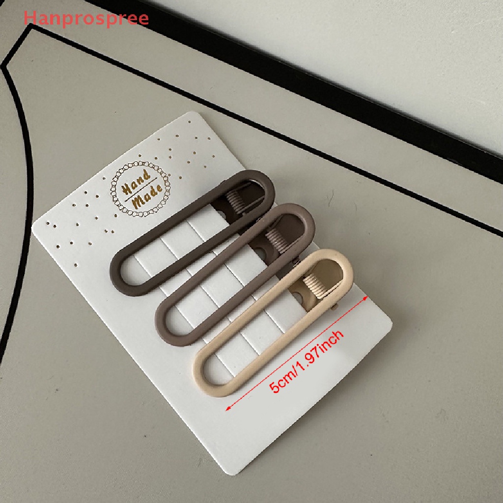 Bộ 3 / 4 Kẹp Tóc Bằng Hợp Kim Họa Tiết Hình Học Phong Cách Cổ Điển Mới Cho Nữ