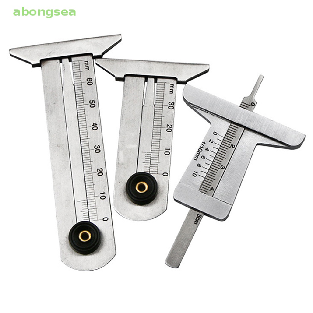Thước Đo Độ Sâu Lốp Xe Hơi / Xe Tải Bằng Thép Không Gỉ abongsea