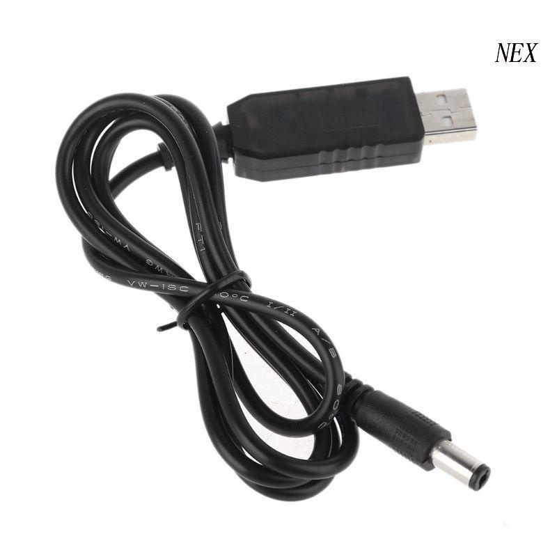 Dây Cáp Tăng Áp USB 5V Sang DC 12V 5.5x2.1mm Chuyên Dụng Cho Đèn LED