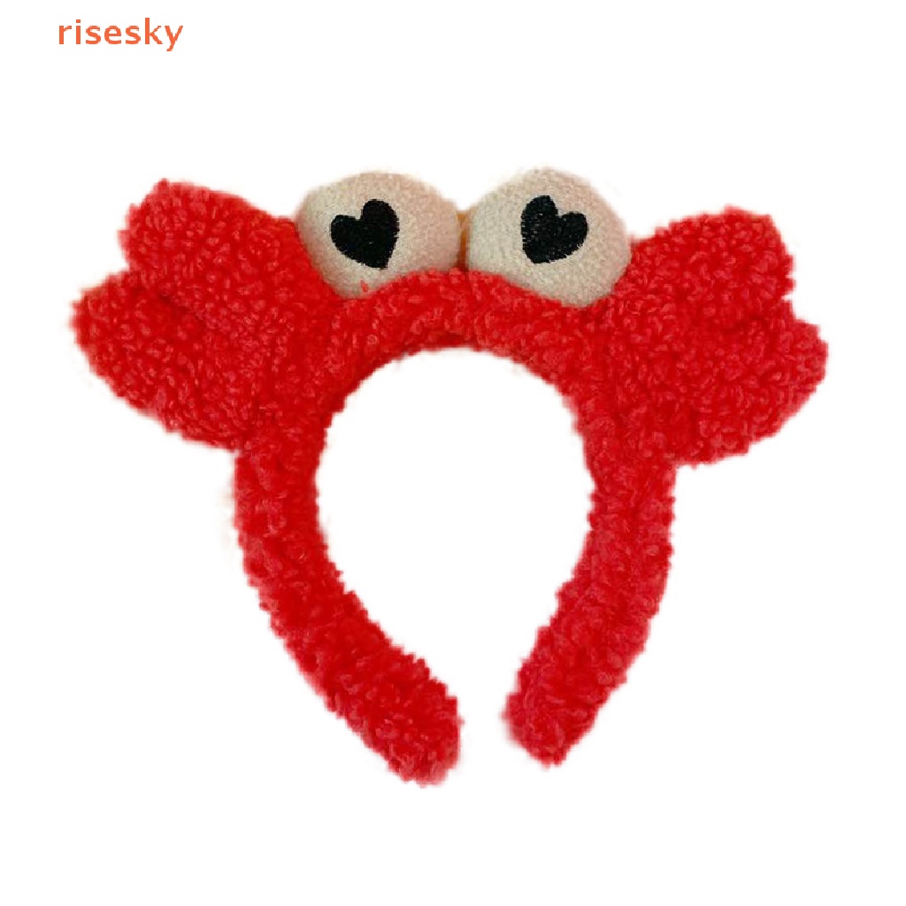 Băng Đô Cài Tóc Rửa Mặt / Càng Cua Hoạt Hình Dễ Thương Cho Nữ