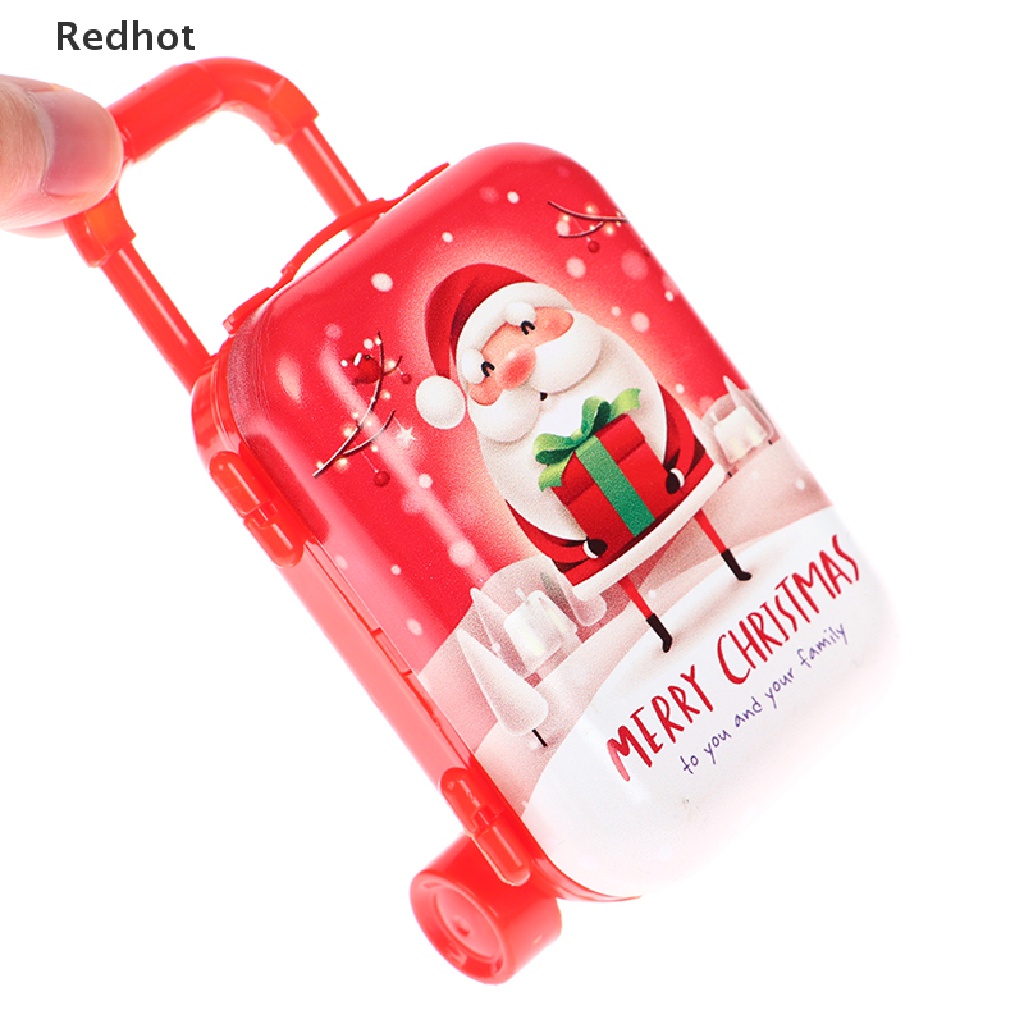 < Redhot > Mới Túi Xách Tay Mini Bằng Kim Loại Trang Trí Giáng Sinh Cho Nhà Búp Bê