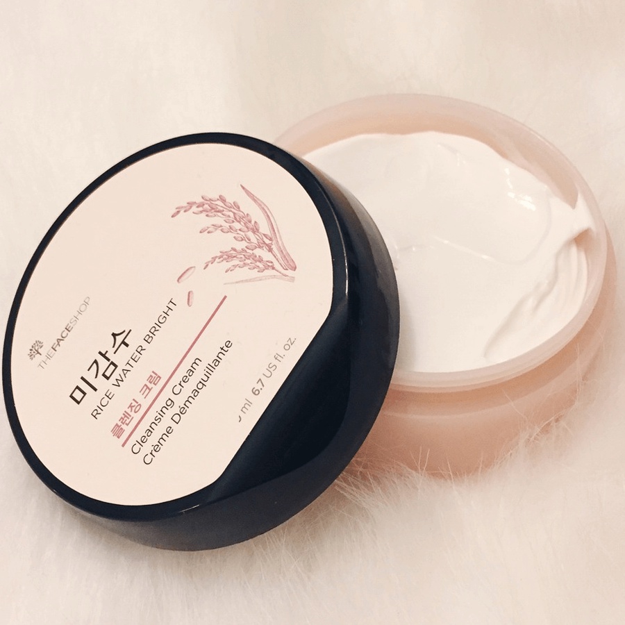 Kem Tẩy Trang Gạo Rice Water Bright Cleansing Cream The Face Shop 400ml