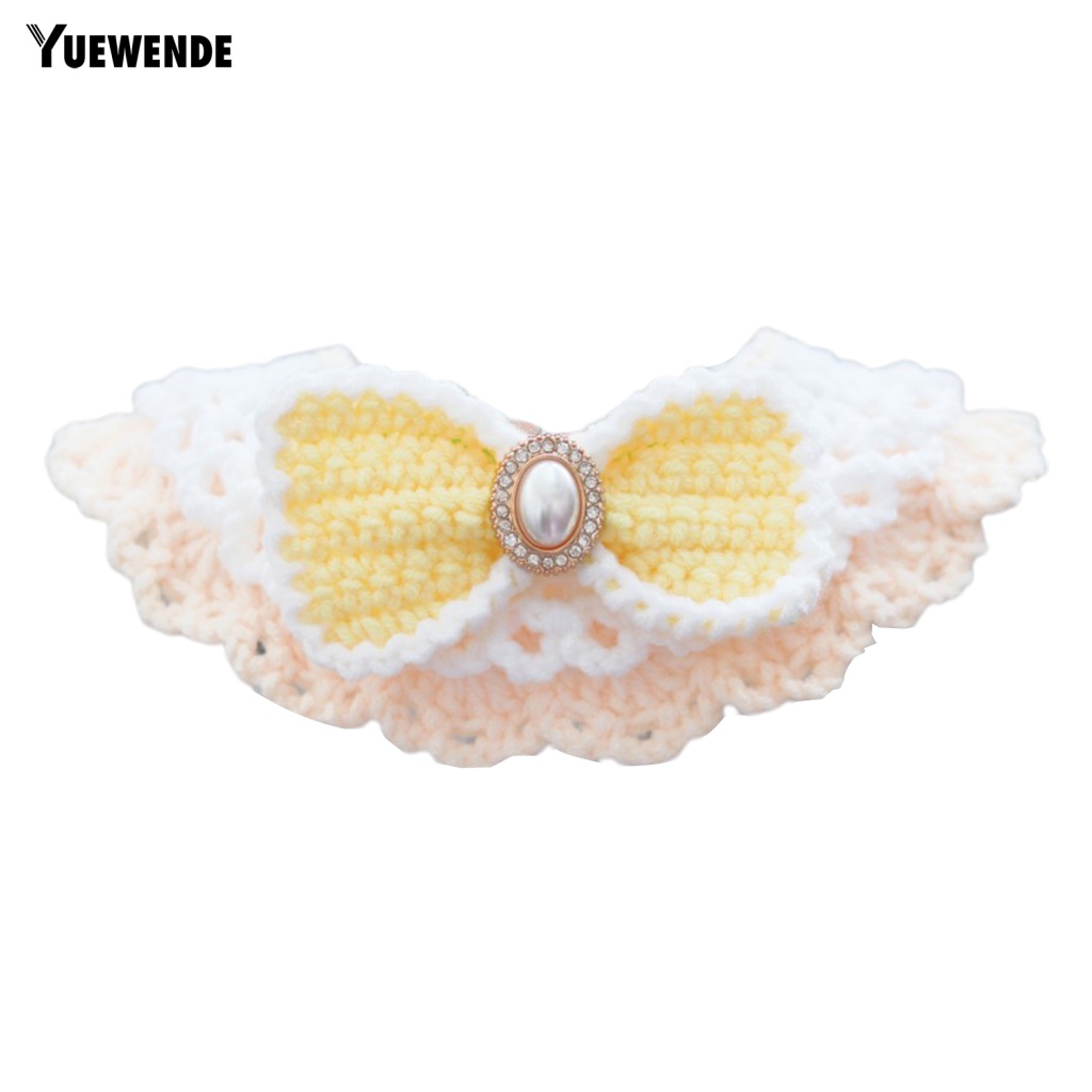 Yue.z Khăn Quàng Cổ Hai Lớp Đính Đá Trang Trí Chụp Ảnh Cho Chó Mèo Nhỏ Dành Cho Bạn Nữ