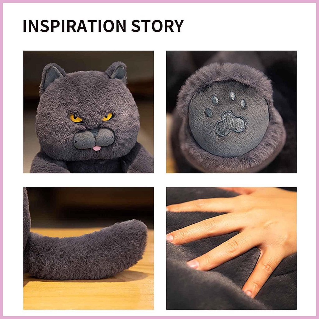 Mèo Nhồi Bông 11.01Inch Mềm Mại Đáng Yêu