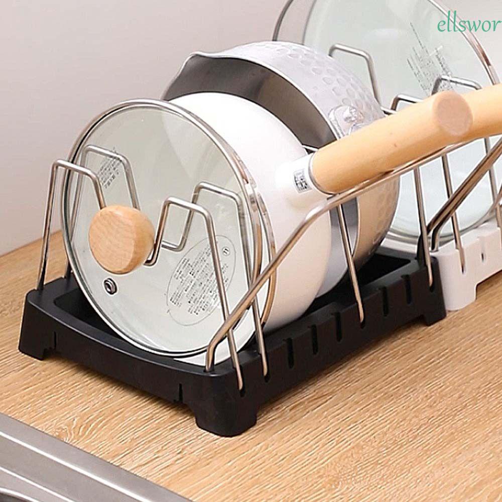 Giá Đỡ Nắp Nồi Bằng Thép Không Gỉ Đa Năng Tiện Dụng