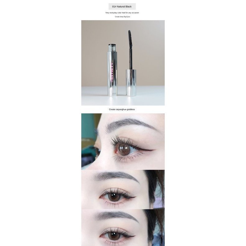 Mascara Chuốt Mi Cong Dài Tự Nhiên Lâu Trôi Không Thấm Nước Chống Nhòe