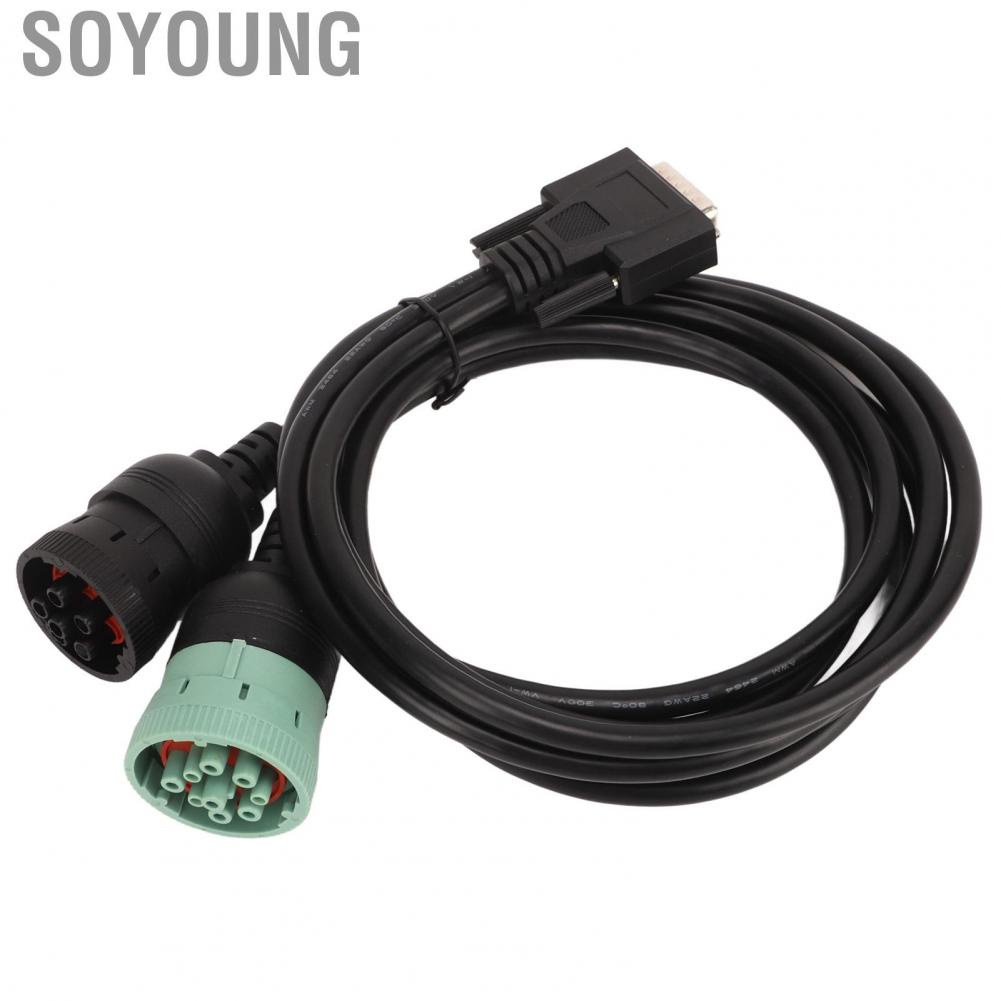 Soyoung Y Diagnostic Cable  6PIN 9PIN Plug and Play ABS Rubber Heavy Duty Stable Transmission Diagnosis Adapter for DLA+2