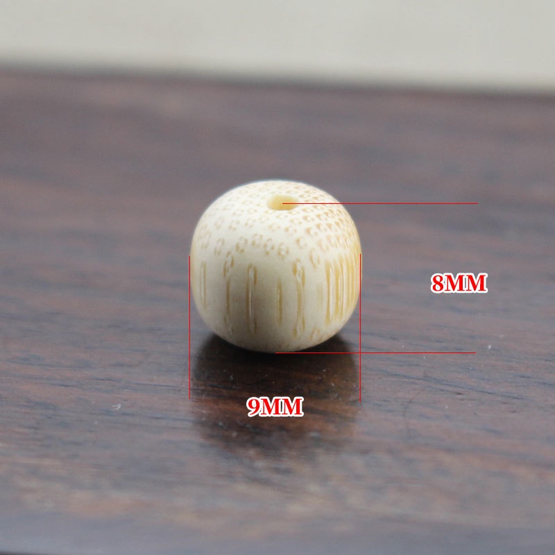 Chuỗi Hạt Gỗ Tre 8 * 9MM 108 Hạt Dùng Làm Trang Sức Thủ Công