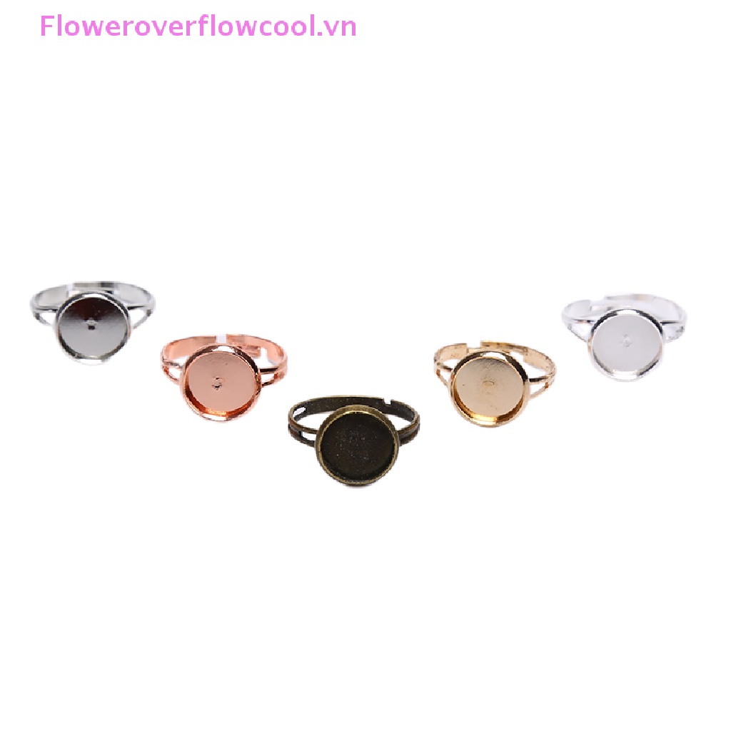 Set 10 Đế Nhẫn Trơn Có Thể Điều Chỉnh Kích Cỡ COOLLADY