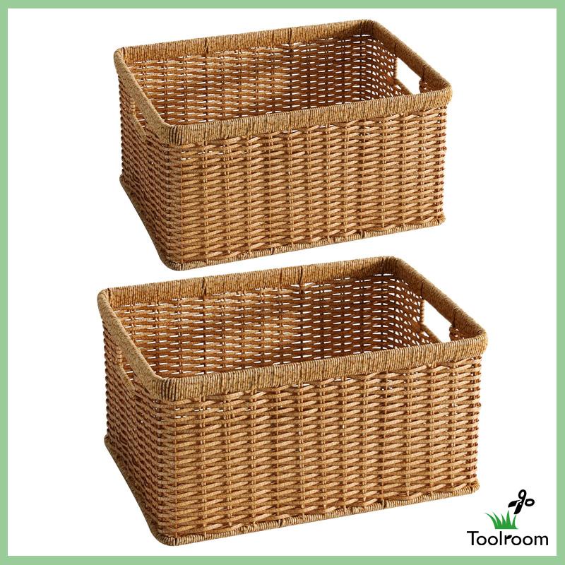 Giỏ Mây Đựng Đồ Đi Dã Ngoại / Phòng Khách Tiện Dụng