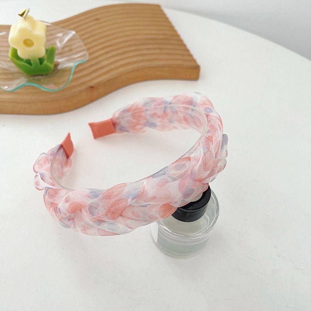 LOMBARD Băng Đô Vải Organza Dễ Thương Cho Nữ