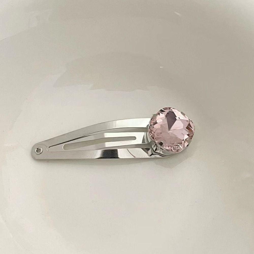 Kẹp Tóc Màu Sắc Ngọt Ngào Đơn Giản Phong Cách Hàn Quốc|Kẹp TóC HìNh Vuông ĐíNh Kim Cương Giả ThờI Trang Cho Nữ