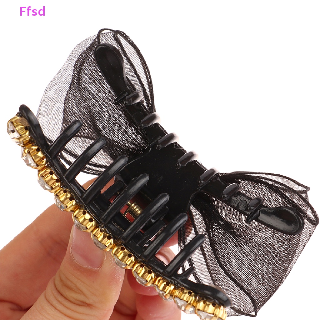 {Ffsd} Phụ Kiện Kẹp Tóc Nhỏ Bắt Cá Mập Đính Đá Lấp Lánh Hàng Mới Cao * Bán Chạy