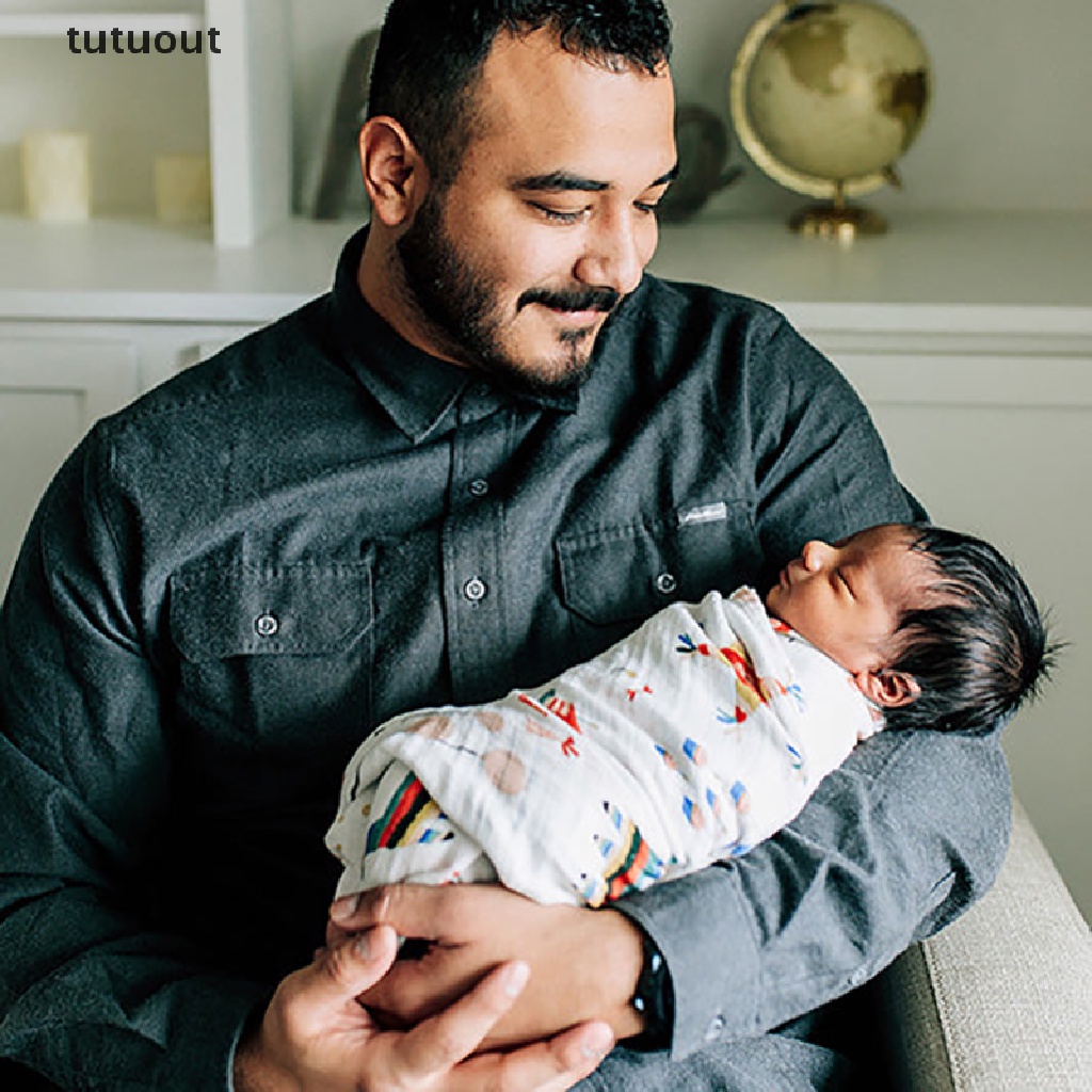 Chăn Quấn Bé Sơ Sinh Chất Liệu Cotton In Họa Tiết Dễ Thương