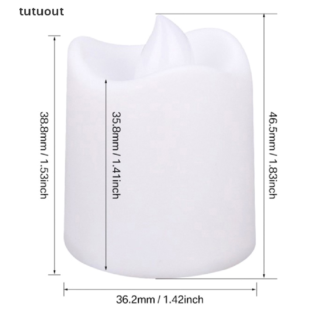 Set 24 Đèn Led Không Lửa Trang Trí Halloween / Giáng Sinh