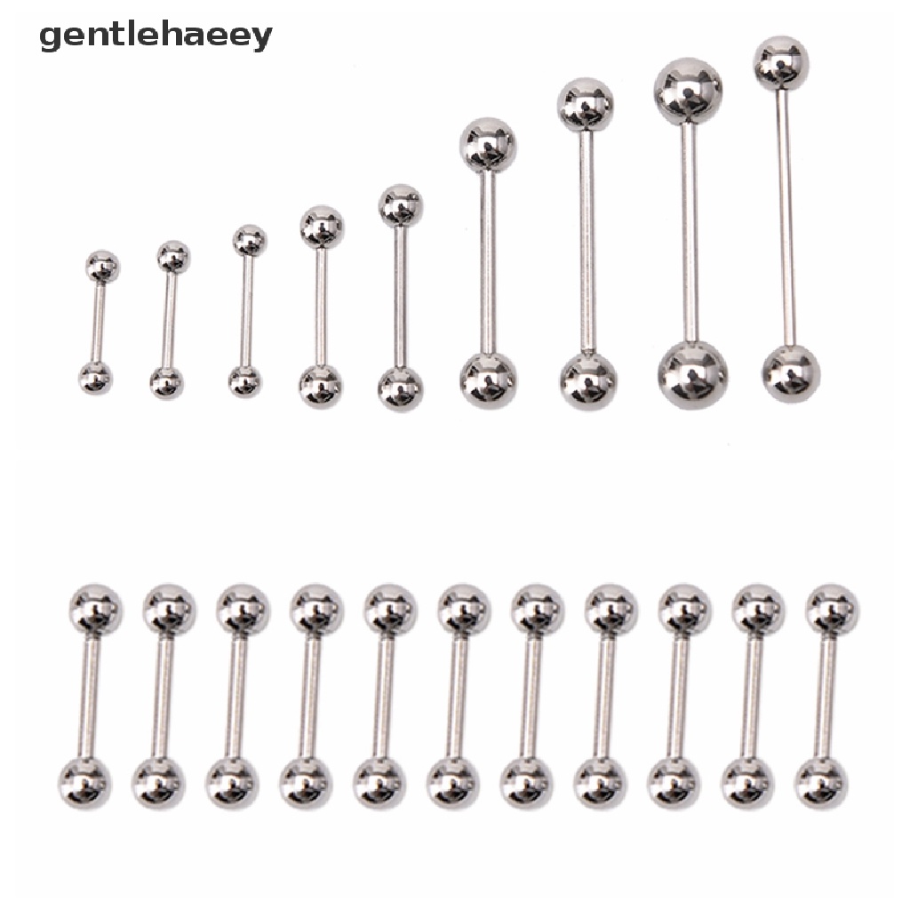 Set 10 Khuyên Rốn / Lưỡi / Rốn Bằng Thép Không Gỉ