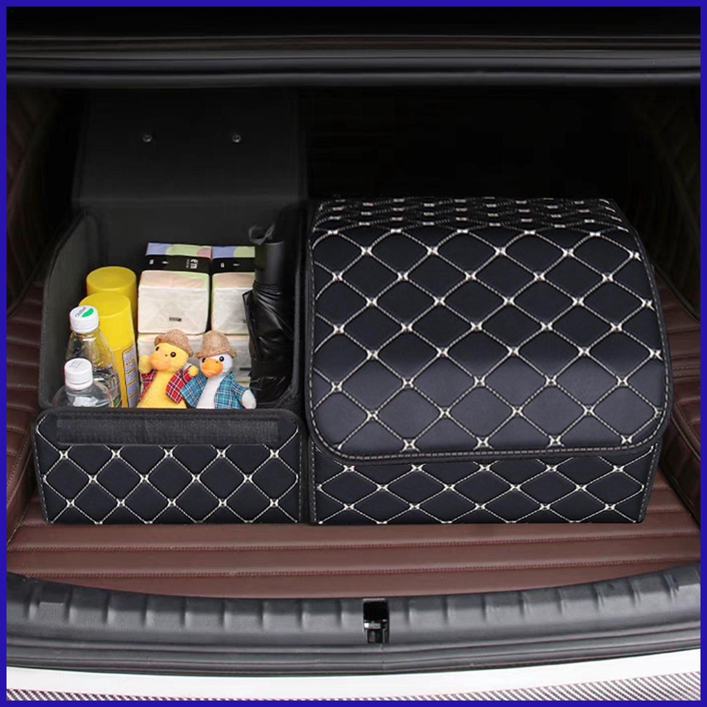 Túi Da Đựng Dụng Cụ Đa Năng Sức Chứa Lớn Gấp Gọn Được Cho Xe Hơi