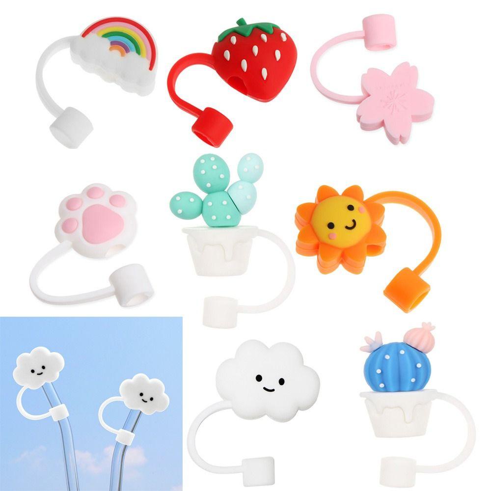 1 Ống Hút Silicone Tái Sử Dụng Tiện Lợi