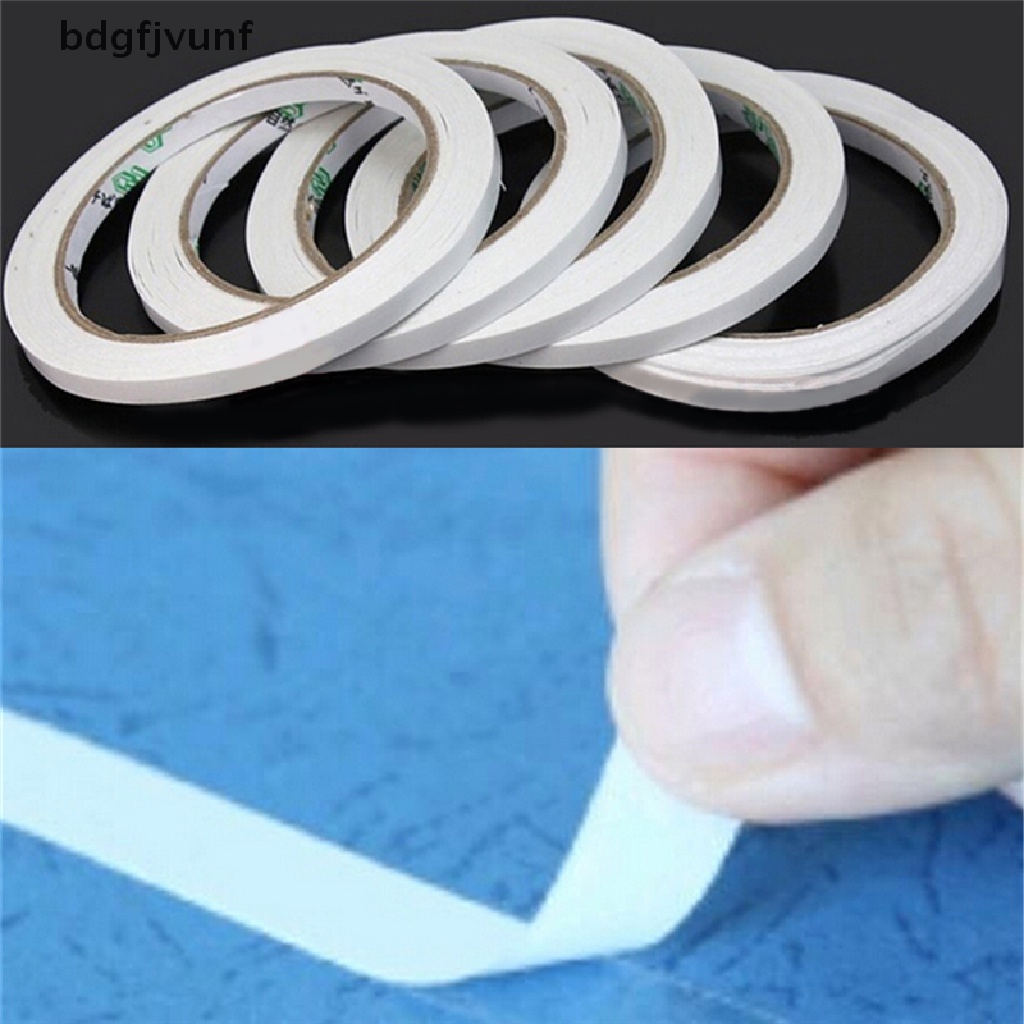 2 / 10 Cuộn Băng Keo Hai Mặt Màu Trắng Siêu Dính
