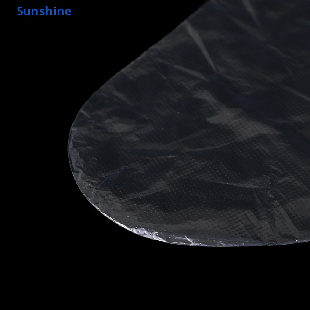 Set 100 Túi Bọc Sáp Tẩy Lông Bàn Chân Bằng Nhựa Trong Suốt Dùng Một Lần Cho Spa