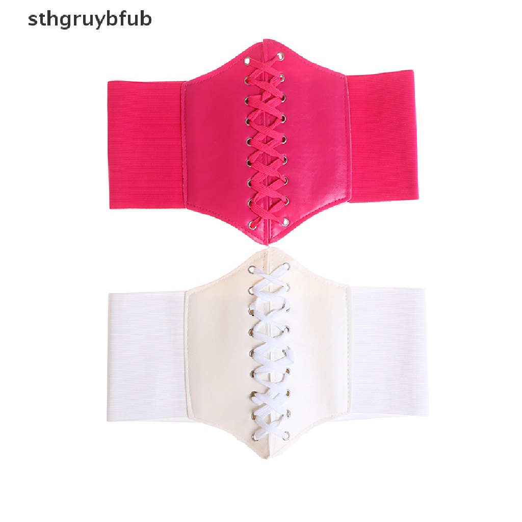 Thắt Lưng Da Bản Rộng Co Giãn Thời Trang Cho Nữ