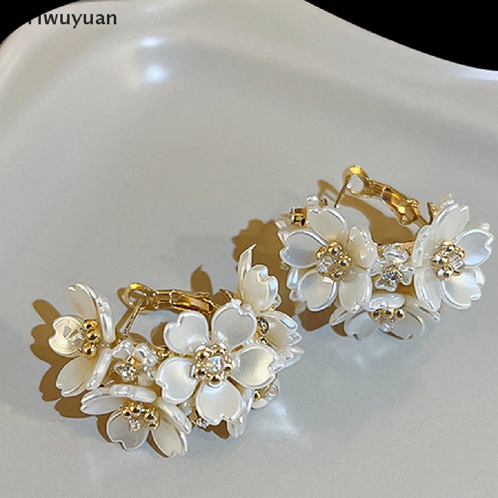 1 Đôi Bông Tai Hình Hoa Thời Trang Nữ Tính