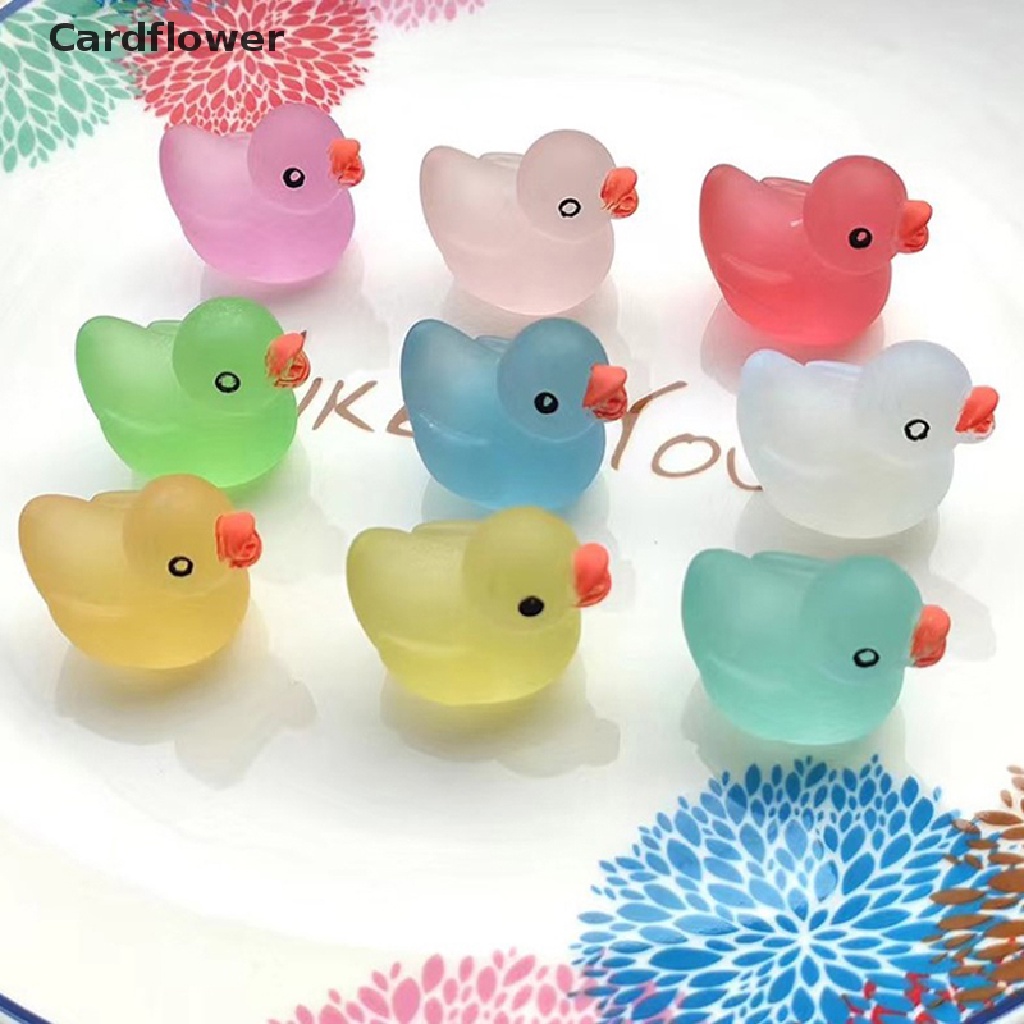 < Cardflower > Set 10 Tượng Phát Sáng Trong Bóng Tối Đồ Chơi Búp Bê Bằng Nhựa Resin Craf Đang Giảm Giá