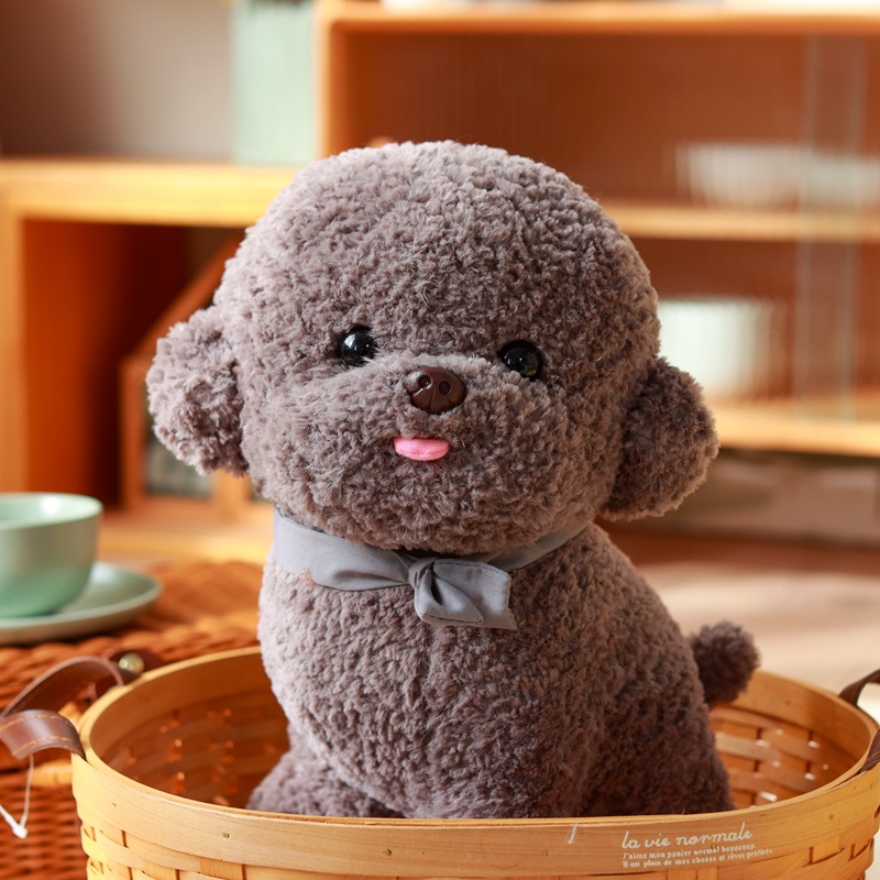 Thú Nhồi Bông cotton Hình Cún Con Dễ Thương Cho Bé