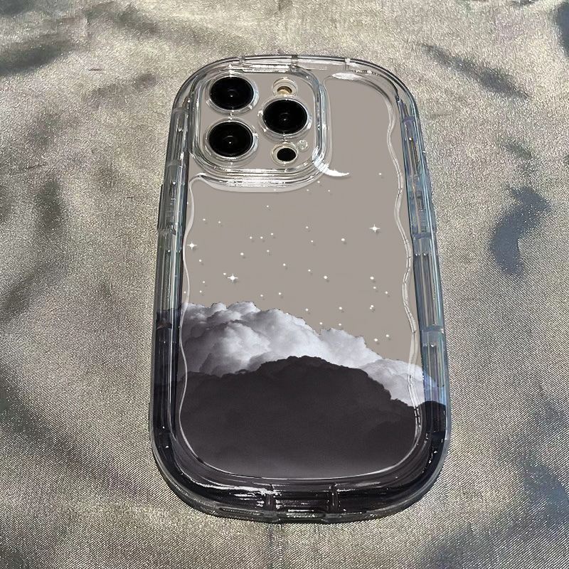 ✅Ốp Điện Thoại Mềm Trong Suốt Chống Sốc Họa Tiết Bầu Trời Sao Cho Iphone 71213 xr Promax Xs 11 8p 14 9Gyg