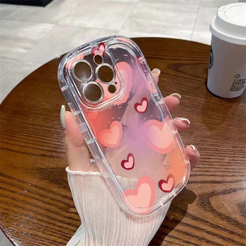 ✅Ốp Điện Thoại Mềm Trong Suốt 8DAW Màu Hồng / Hồng Chống Sốc Cho Iphone Xs xs12 promax 8p / xr13 711 / 14