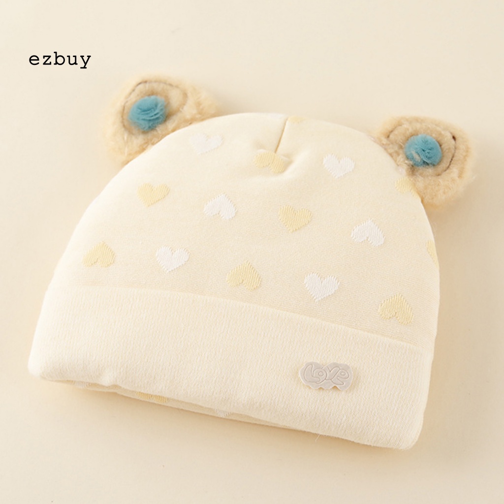 Mũ Cotton Dày Dặn Giữ Ấm Hình Hoạt Hình Cho Bé