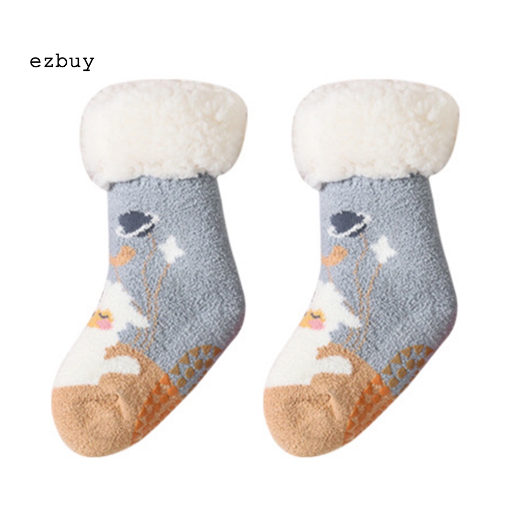 1 Đôi Vớ Giữ Ấm Chống Trượt Mềm Mại Dành Cho Bé