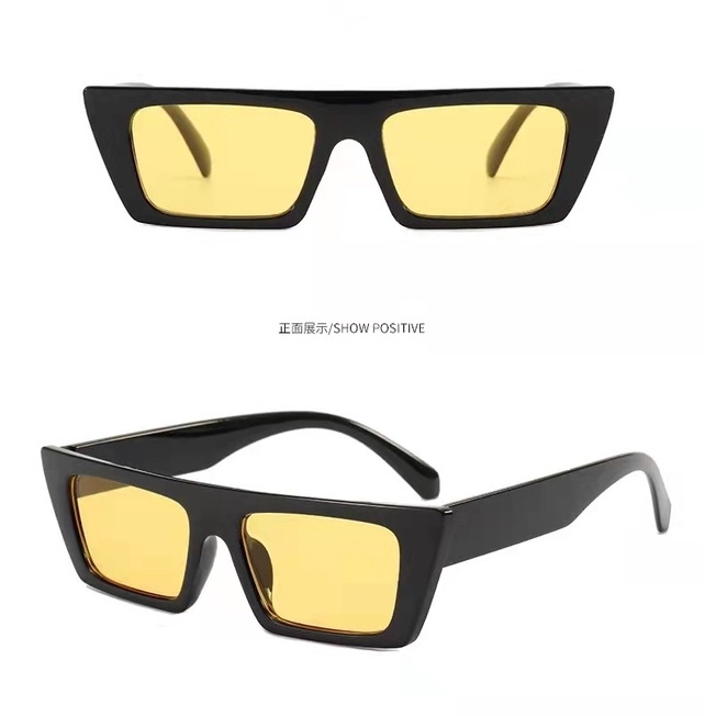 Kính Mát Mắt Mèo Tròng Vuông Nhỏ Chống Tia UV400 Phong Cách Cổ Điển Sang Trọng Thời Trang Mùa Hè Cho Nam Và Nữ